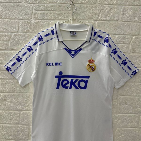 1996–1997 Real Madrid Home Retro Football Jersey
