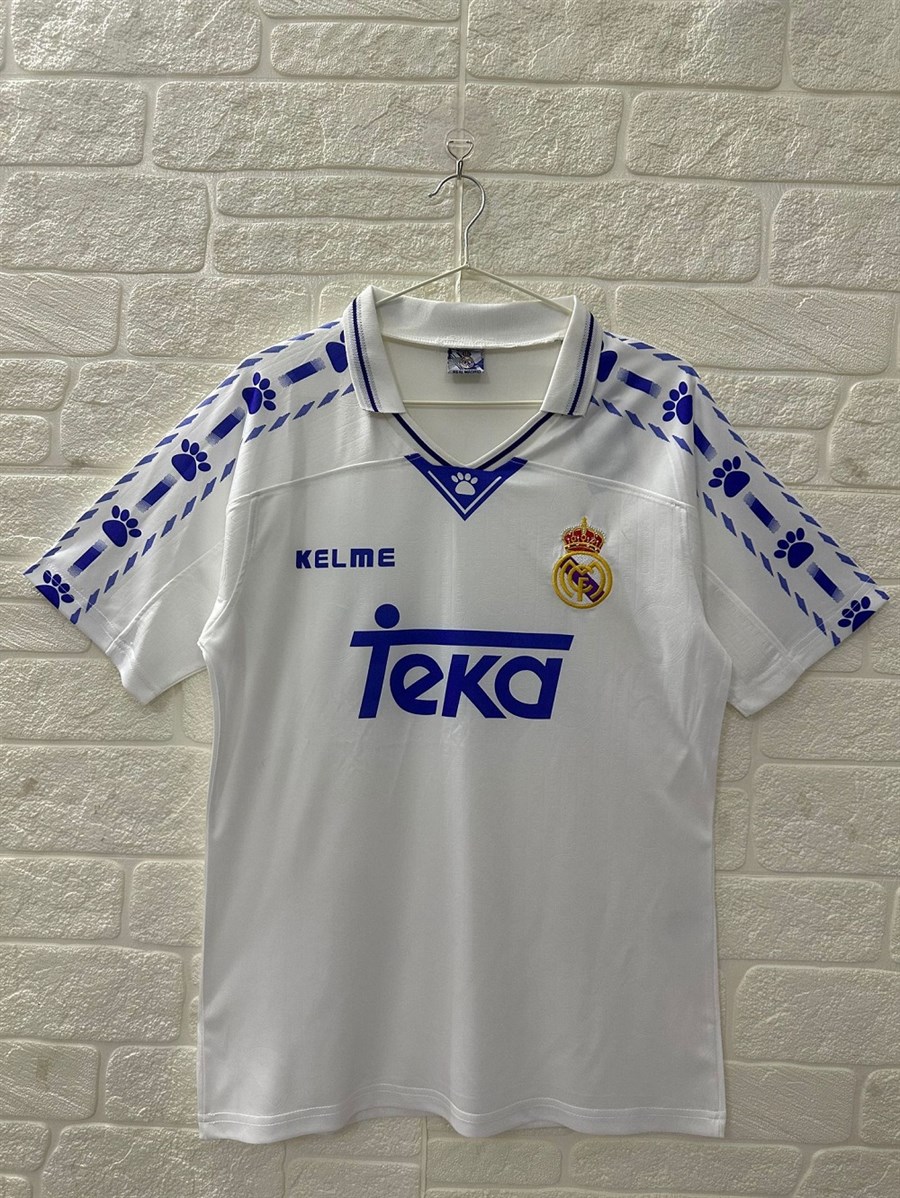 1996–1997 Real Madrid Home Retro Football Jersey