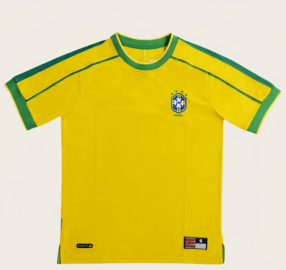 1998-brazil-home-retro-football-jersey 1998 Brazil Home Retro Football Jersey