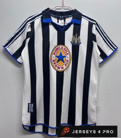 1999–2000 Newcastle United Home Retro Football Jersey