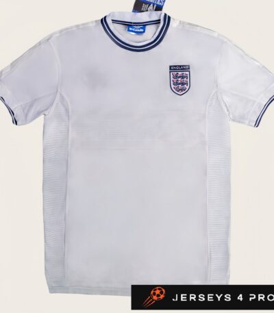 2000 England Home Retro Football Jersey