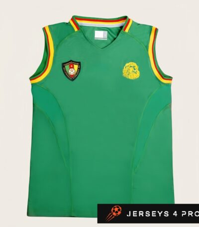 2002 Cameroon Home Retro Football Jersey