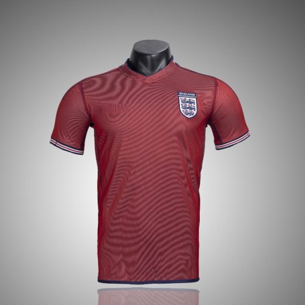2002 England Away Retro Football Jersey