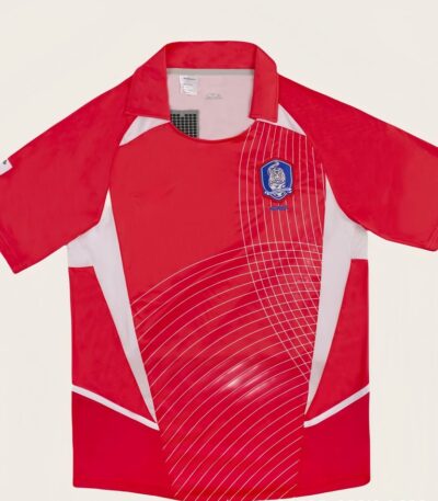 2002 South Korea Home Retro Football Jersey