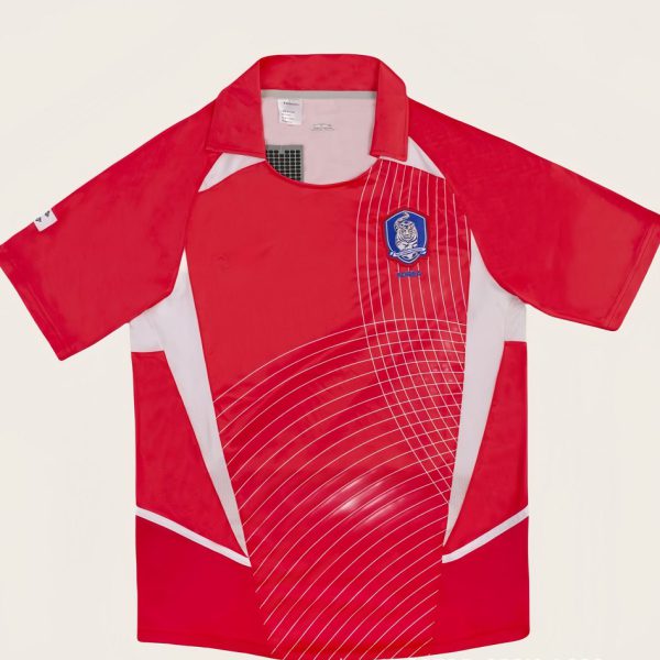 2002 South Korea Home Retro Football Jersey