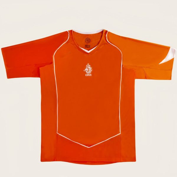 2004 Netherlands Home Retro Football Jersey