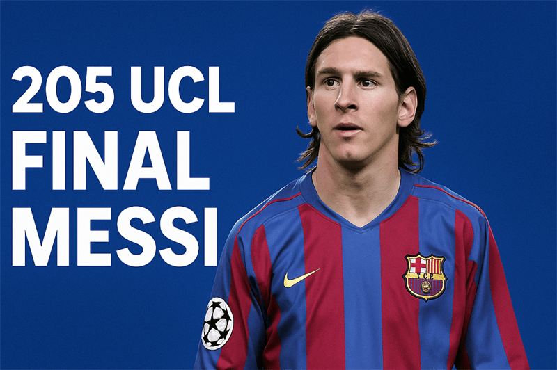 2005 UCL Final Messi