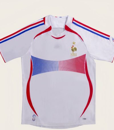 2006 France Away Retro Football Jersey
