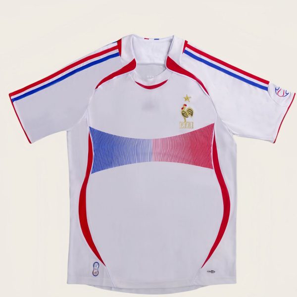 2006 France Away Retro Football Jersey