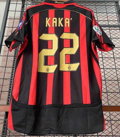 2006–2007 Ac Milan Home Custom Edition Retro Football Jersey
