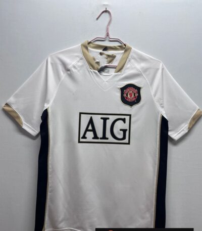 2006–2007 Manchester United Away Retro Football Jersey