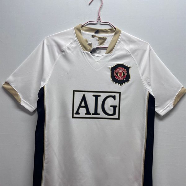 2006–2007 Manchester United Away Retro Football Jersey