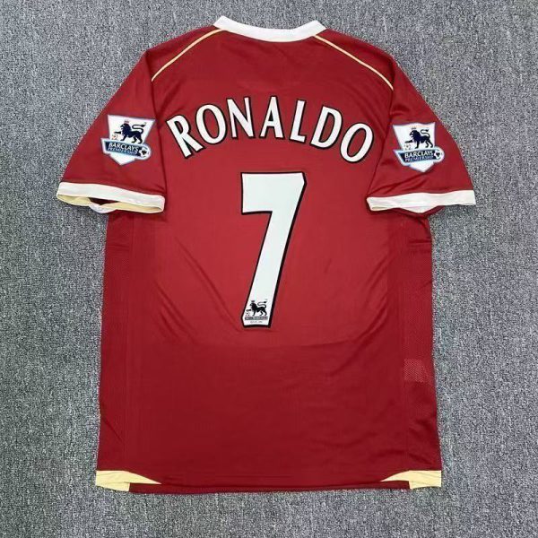 2006–2007 Manchester United Home Cristiano Ronaldo Retro Football Jersey