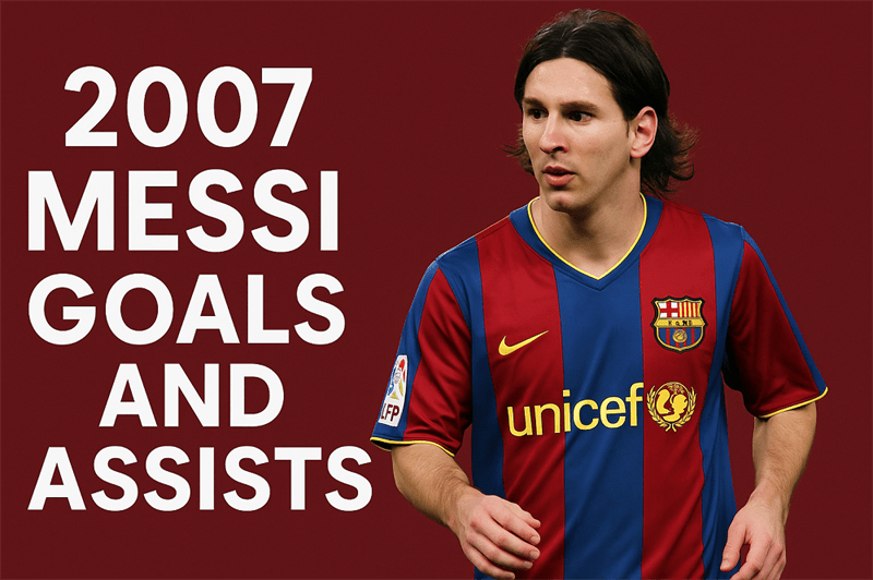 2007 Messi Goals And Assists