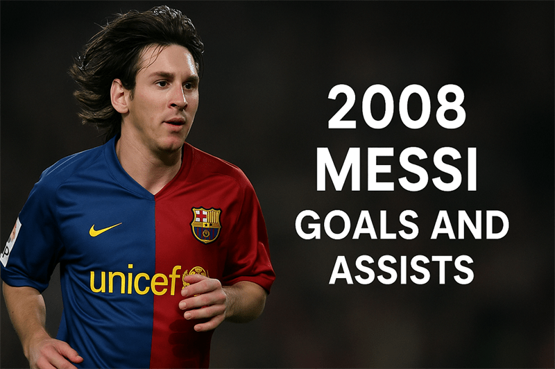 2008 Messi Goals And Assists