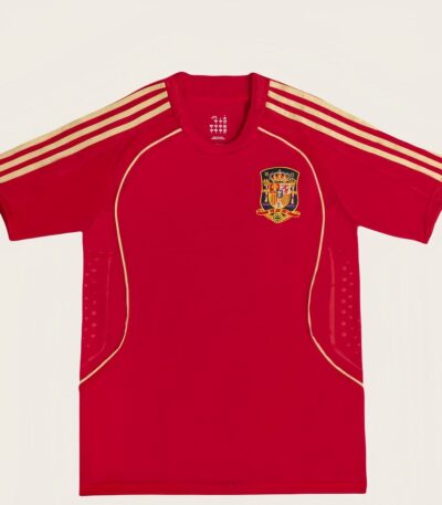 2008 Spain Home Retro Football Jersey