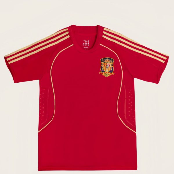 2008 Spain Home Retro Football Jersey