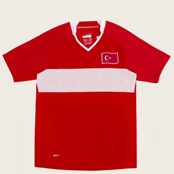 2008 Turkey Home Retro Football Jersey