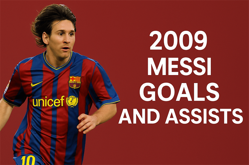 2009 Messi Goals And Assists