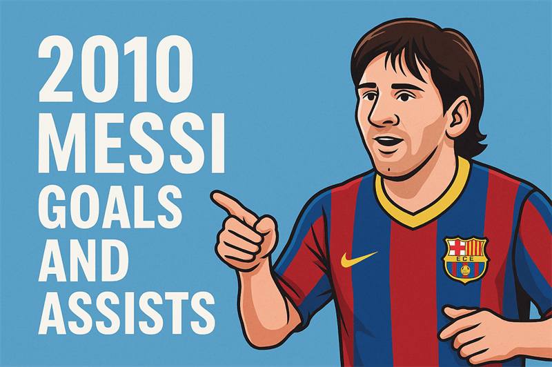 2010 Messi Goals And Assists