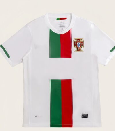 2010 Portugal Away Retro Football Jersey