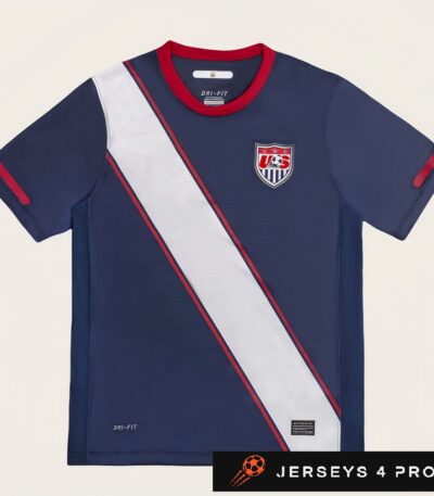 2010 United States Away Retro Football Jersey