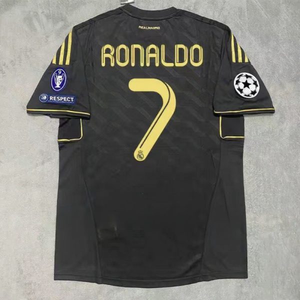 2011–2012 Real Madrid Away No.7 Ronaldo Retro Football Jersey