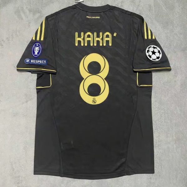 2011–2012 Real Madrid Away No.8 Kaka Retro Football Jersey