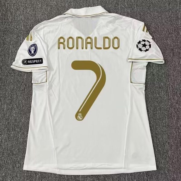2011–2012 Real Madrid Home No.7 Ronaldo Retro Football Jersey