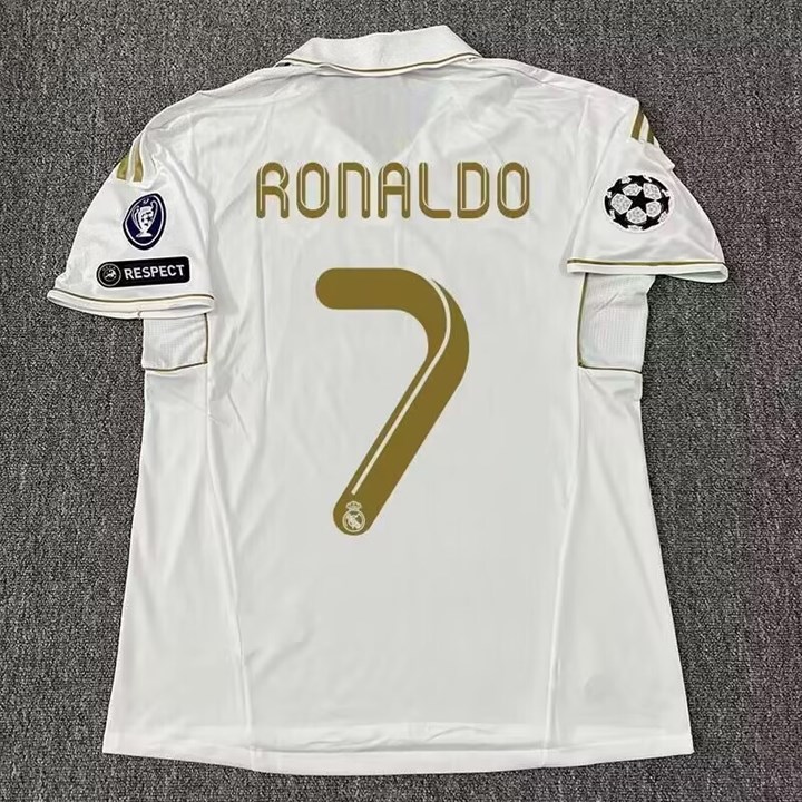 2011–2012 Real Madrid Home No.7 Ronaldo Retro Football Jersey