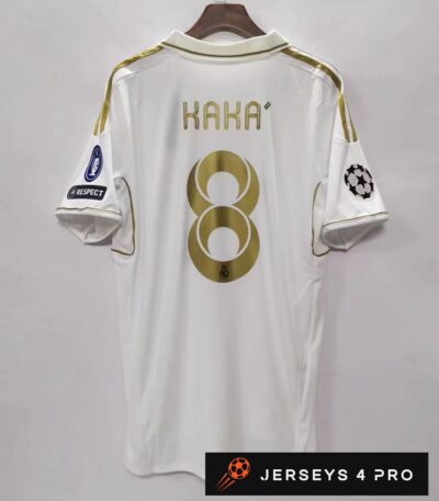 2011–2012 Real Madrid Home No.8 Kaka Retro Football Jersey