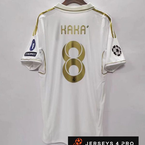 2011–2012 Real Madrid Home No.8 Kaka Retro Football Jersey