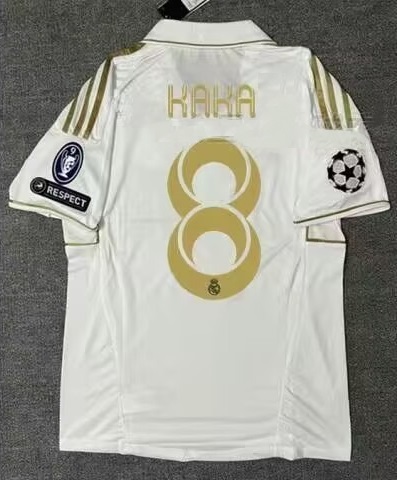 2011–2012 Real Madrid Home No.8 Kaka Retro Football Jersey