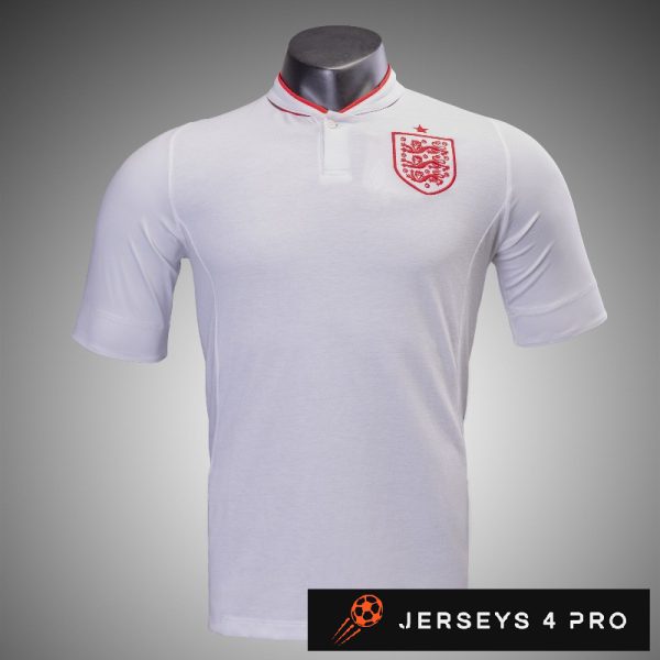 2012 England Home Retro Football Jersey