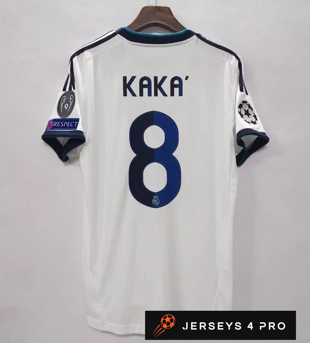 2012–2013 Real Madrid Home No.8 Kaka Retro Football Jersey