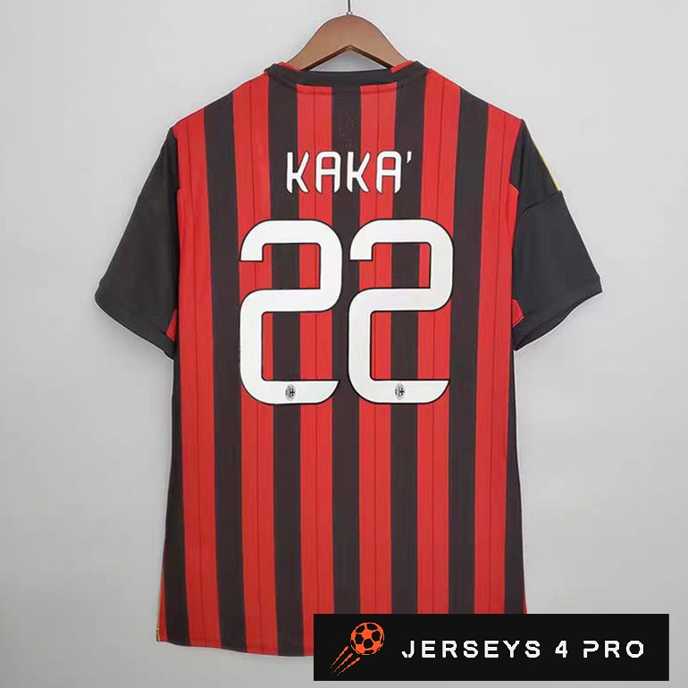 2013–2014 Ac Milan Home No.22 Kaka Retro Football Jersey