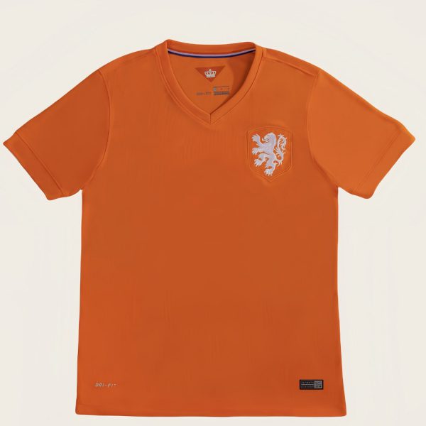 2014 Netherlands Home Retro Football Jersey