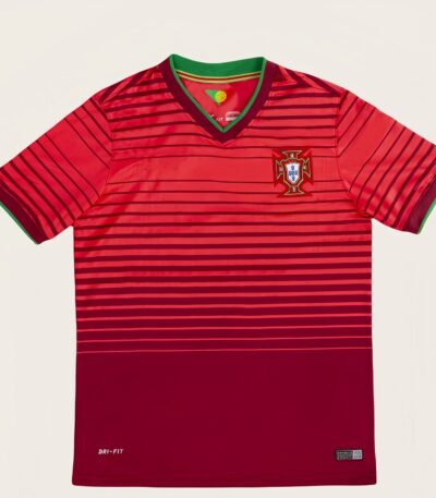 2014 Portugal Centenary Edition Retro Football Jersey