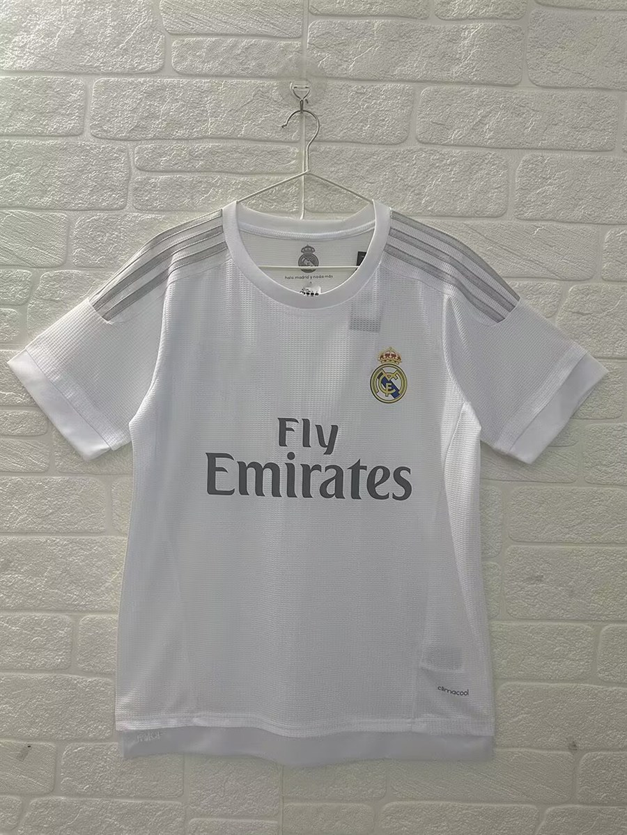 2015–2016 Real Madrid Home Retro Football Jersey