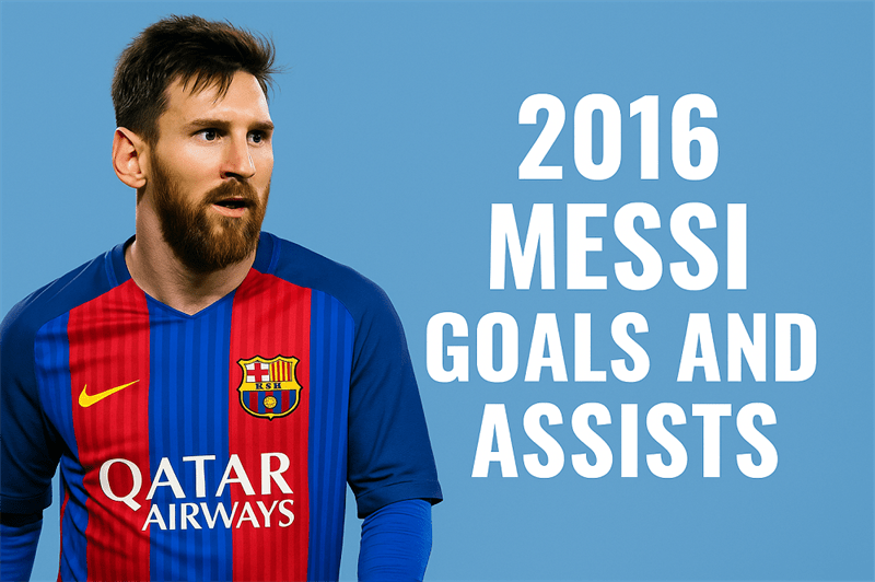 2016 Messi Goals And Assists
