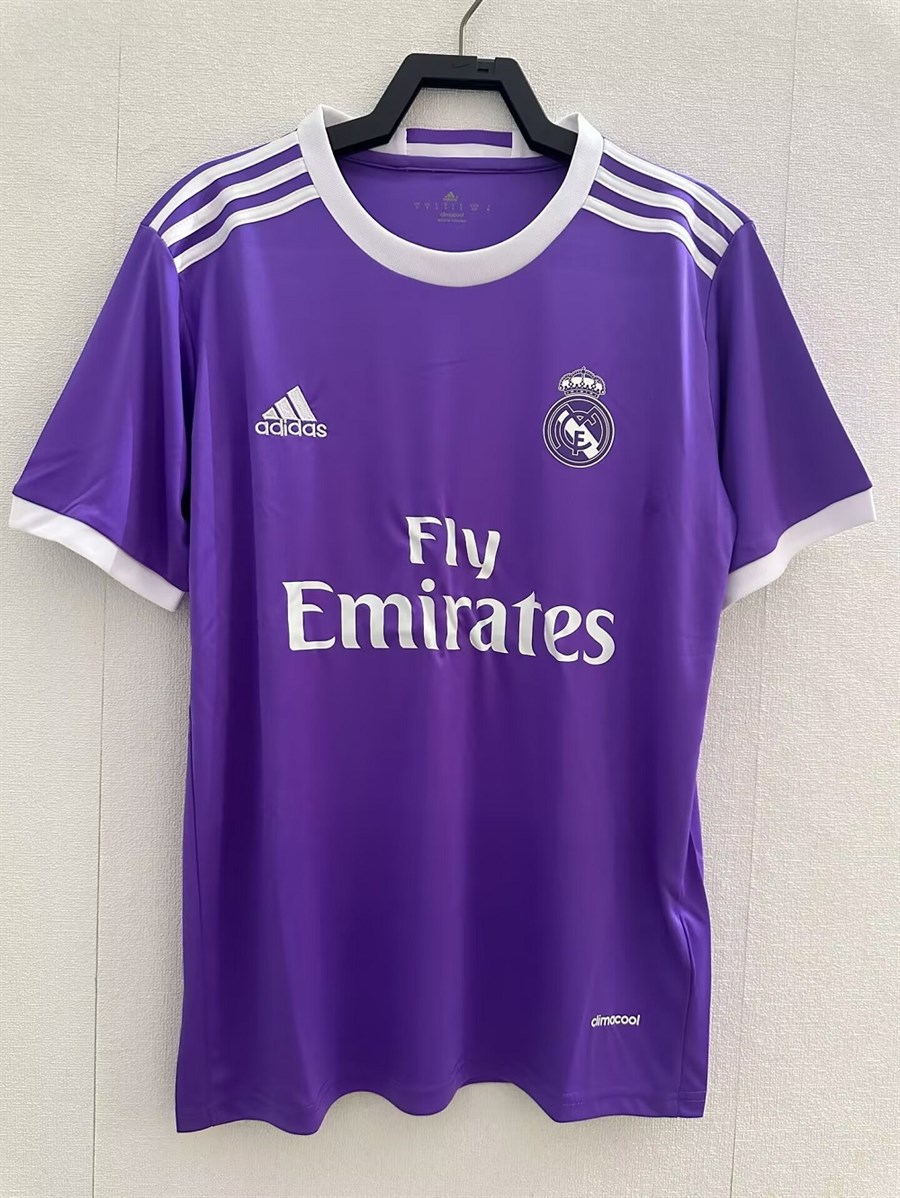 2016–2017 Real Madrid Away Retro Football Jersey