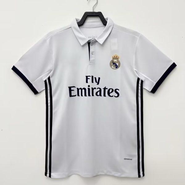 2016–2017 Real Madrid Home Retro Football Jersey