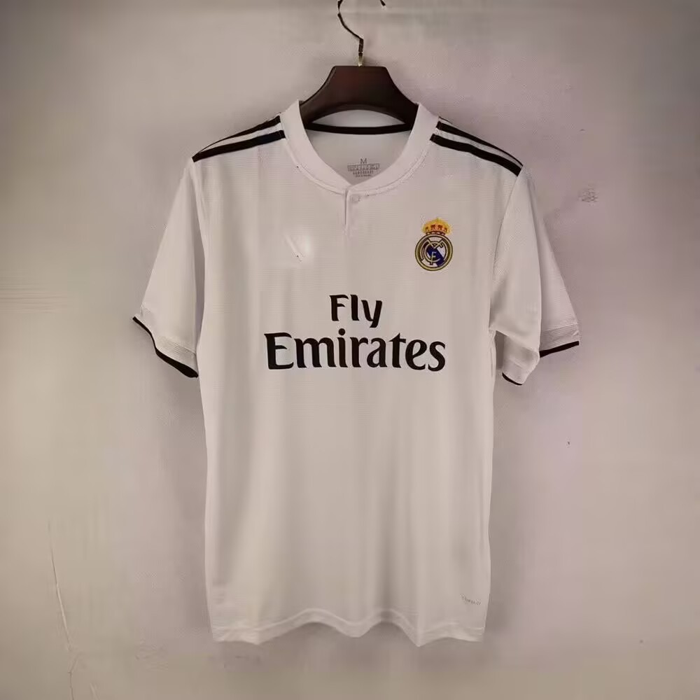 2018–2019 Real Madrid Home Retro Football Jersey