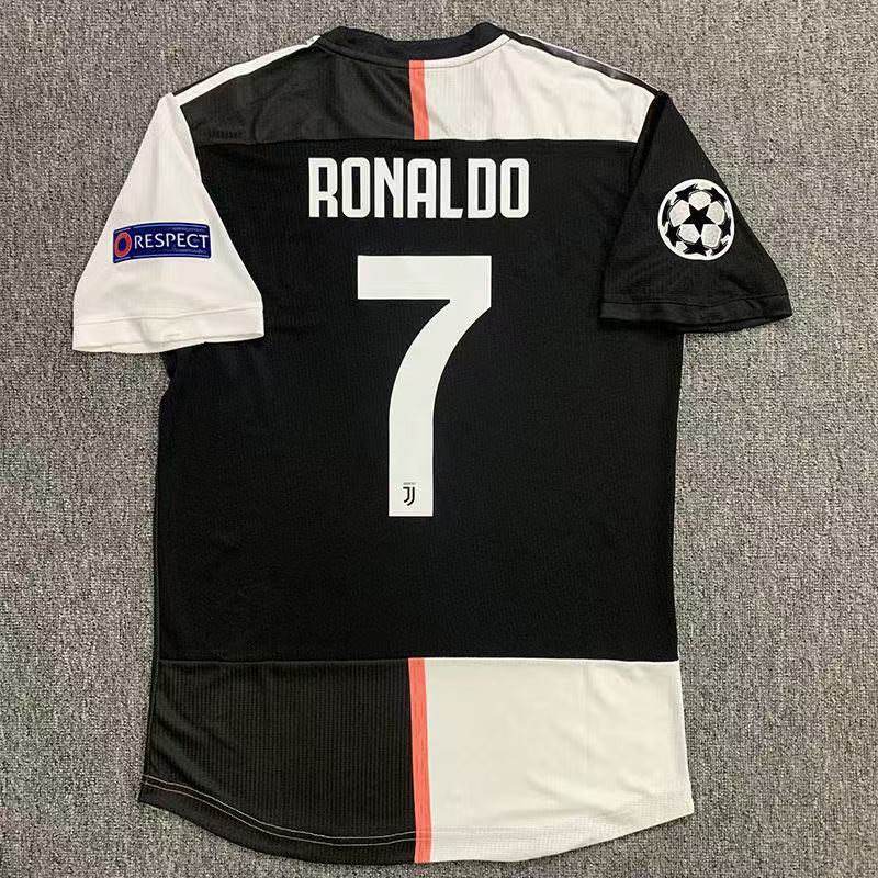2019–2020 Juventus Home Cristiano Ronaldo Retro Football Jersey