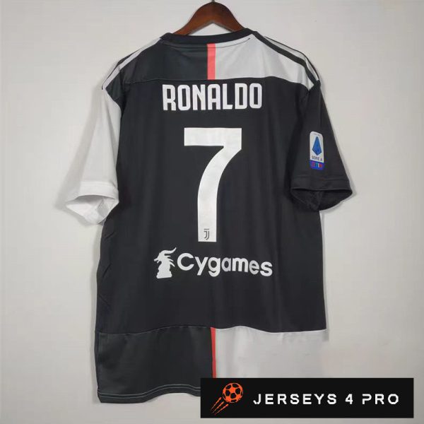 2019–2020 Juventus Home No.7 Ronaldo Retro Football Jersey