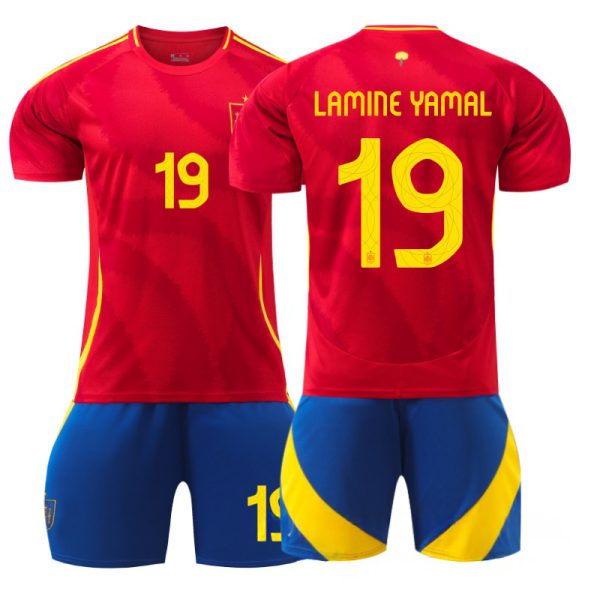 2024 Spain Home Football Kit No. 19 Yamal