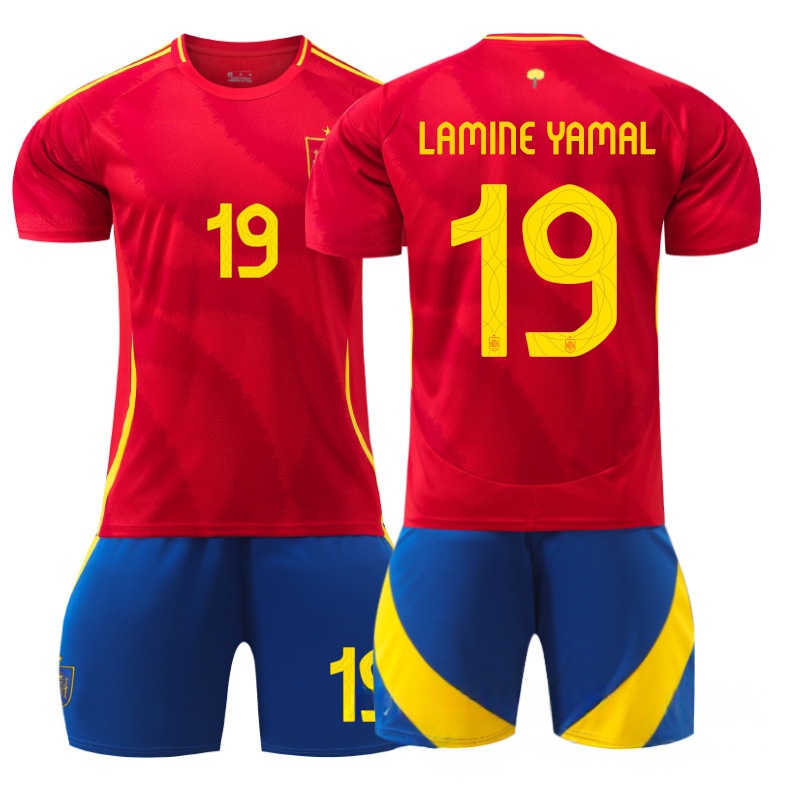 2024 Spain Home Football Kit No. 19 Yamal