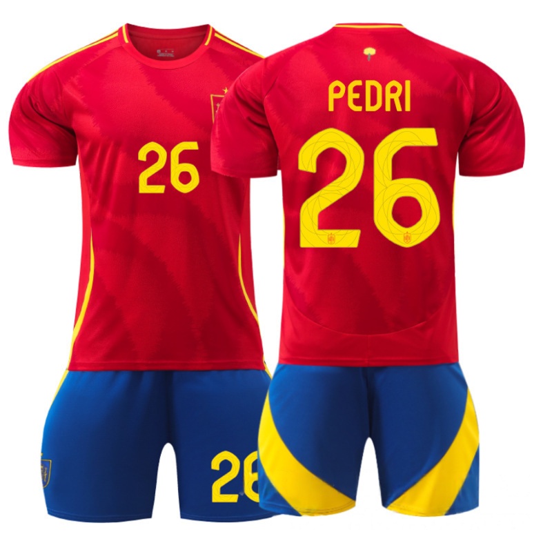 2024 Spain Home Football Kit No. 26 Pedri