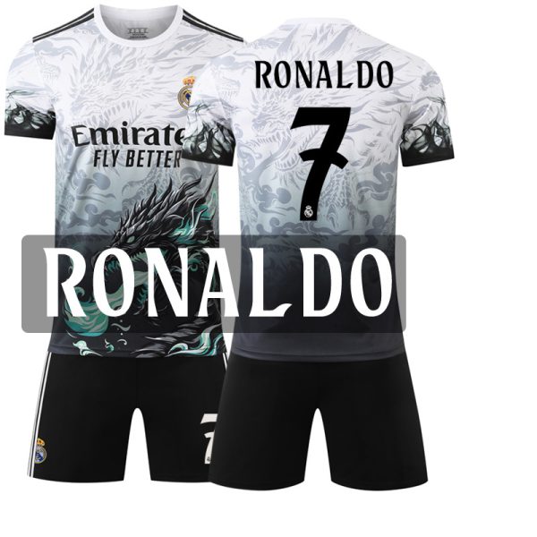 2024–2025 Real Madrid Blue Dragon Special Edition No.7 Ronaldo Football Kit