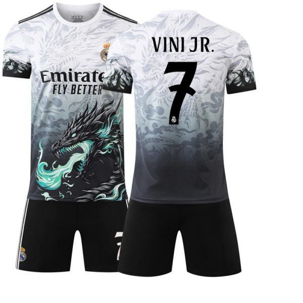 2024–2025 Real Madrid Blue Dragon Special Edition No.7 Vini Football Kit